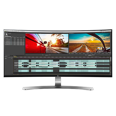 LG 34UC98-W 34-Inch 21:9 Curved UltraWide QHD IPS Monitor with Thunderbolt